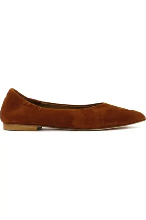 ANNA F. Buty, Kobieta, brązowy, 40 EU, Zamsz, Baleriny zamszowe