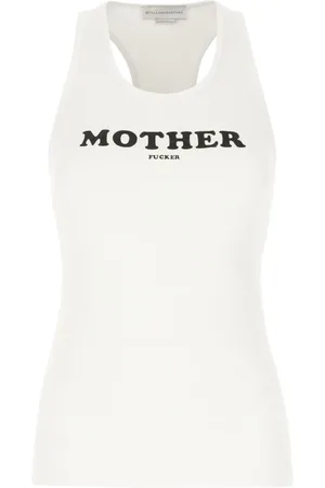Stella McCartney Koszulki, Kobieta, Biały, L, Stylowy TOP dla modnego wyglądu