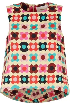 La DoubleJ Bluzki, Kobieta, Wielobarwność, XS, Bawełna, Superior Scale Trapeze Blouse