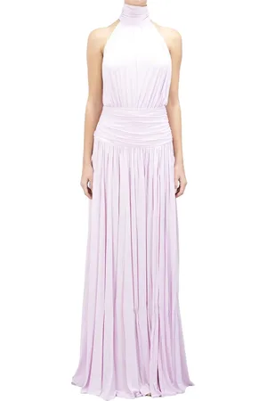 Elisabetta Franchi Sukienki, Kobieta, Różowy, M, Eleganckie Sukienki z Złotymi Guzikami