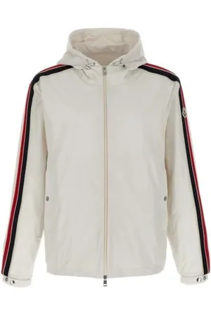 Moncler Kurtki, Mężczyzna, Biały, M, Luksusowa Kurtka Puchowa z Stylem
