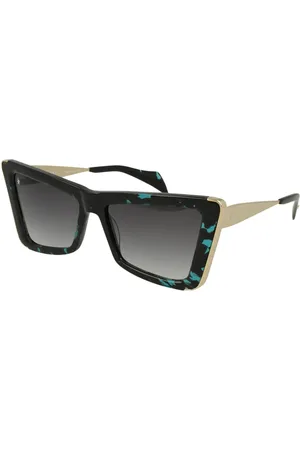 John Richmond Akcesoria, unisex, Niebieski, ONE SIZE, Okulary przeciwsłoneczne prostokątne