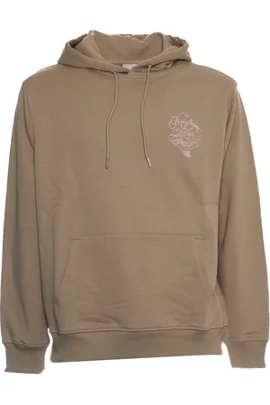 Drôle de Monsieur Bluzy, Mężczyzna, Beżowy, M, Beżowy hoodie z stylowym designem