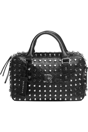 John Richmond Torebki, Kobieta, Czarny, ONE SIZE, Torba z ćwiekami i logo JR