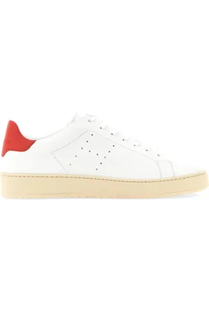 Hogan Buty, Mężczyzna, Biały, 40 1/2 EU, Białe Sneakersy z Szczegółami ze Skóry