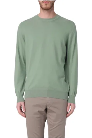 FAY Swetry, Mężczyzna, Zielony, 2XL, Zielony Sweter dla Kobiet
