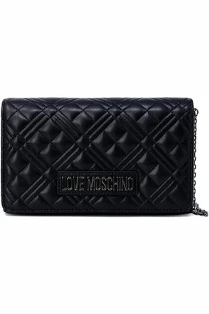 Moschino Torebki, Kobieta, Czarny, ONE SIZE, Kompaktowa torebka z poliuretanu