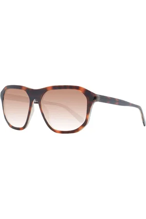 Guess Akcesoria, unisex, brązowy, ONE SIZE, Unisexowe okulary przeciwsłoneczne kwadratowe z gradientem