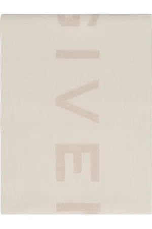Givenchy Akcesoria, unisex, Biały, ONE SIZE, Kaszmir, Luksusowy Szal z Wełny i Kaszmiru