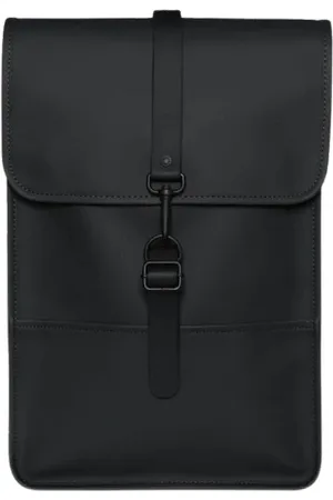 Rains Torebki, unisex, Czarny, ONE SIZE, Poliester, Mini Plecak z Magnetycznym Zamknięciem