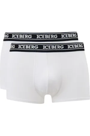 Iceberg Bielizna, Mężczyzna, Biały, S, Bawełna, Bipack Bokserki Cotton Stretch