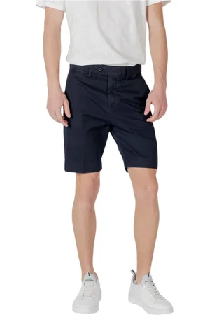 Antony Morato Szorty, Mężczyzna, Niebieski, W38, Len, Bermudy Slim Fit dla Mężczyzn