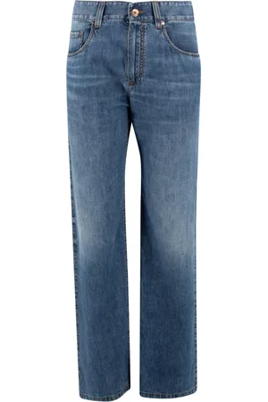 Brunello Cucinelli Jeansy, Kobieta, Niebieski, M, Jeansyy