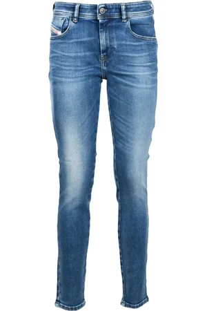 Diesel Jeansy, Kobieta, Niebieski, W26, Jeansyy z mieszanki bawełny