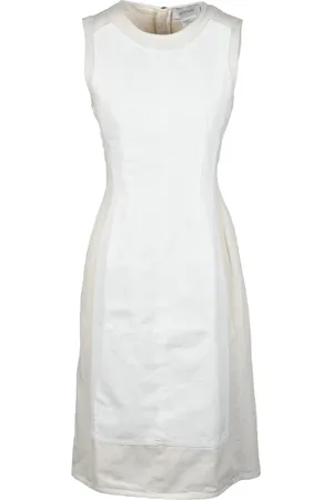 Sportmax Sukienki, Kobieta, Biały, S, Denim, Sukienka damska