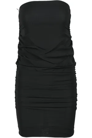 Pinko Sukienki, Kobieta, Czarny, 2XS, Elegancka Spódnica Gonna z Wiskozy i Elastanu