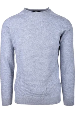 ALPHA STUDIO Swetry, Mężczyzna, Niebieski, M, Nylon, Maglia