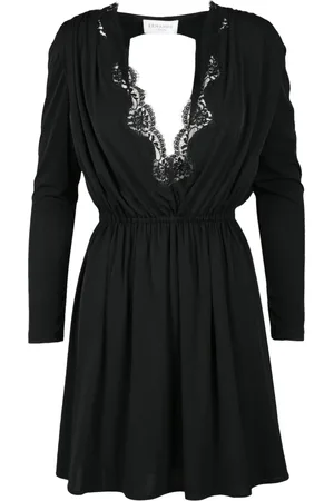 ERMANNO SCERVINO Sukienki, Kobieta, Czarny, M, Sukienka damska