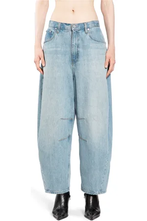 Helmut Lang Jeansy, Kobieta, Niebieski, W27, Denim, Jasnoniebieskie Dżinsowe Jeansyy Kokonowe