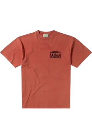 ARIES Koszulki, Mężczyzna, Czerwony, XL, Wintage Graficzny T-shirt