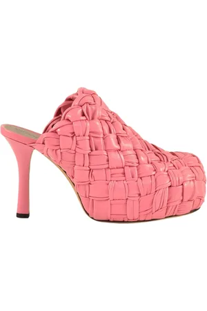 Bottega Veneta Buty, Kobieta, Różowy, 37 EU, Mokasyny na obcasie