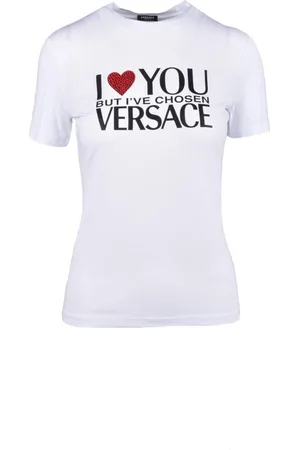 VERSACE Koszulki, Kobieta, Biały, XS, Tshirt