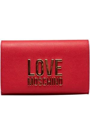 Moschino Torebki, Kobieta, Czerwony, ONE SIZE, Torby na ramię z zamknięciem na łańcuszku