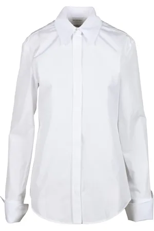 Sportmax Bluzki, Kobieta, Biały, M, Koszula bawełniana
