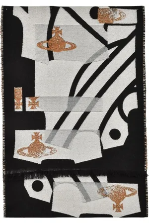 Vivienne Westwood Akcesoria, Kobieta, Wielobarwność, ONE SIZE, Wełna, Wełna Jedwabny Szalik