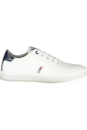 Napapijri Buty, Mężczyzna, Biały, 40 EU, Poliester, Biae Sneakersy z Kontrastujcymi Akcentami