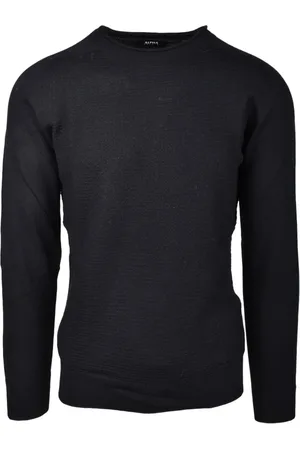 ALPHA STUDIO Swetry, Mężczyzna, Czarny, M, Nylon, Maglia