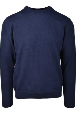 ALPHA STUDIO Swetry, Mężczyzna, Niebieski, S, Nylon, Maglia