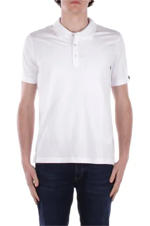 FAY Koszulki, Mężczyzna, Biały, 2XL, Białe T-shirty i Pola z Logo