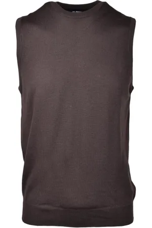 ALPHA STUDIO Swetry, Mężczyzna, brązowy, S, Maglia