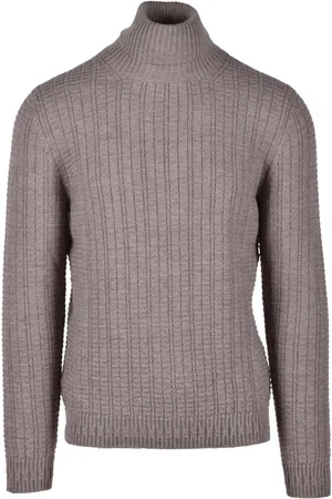 ALPHA STUDIO Swetry, Mężczyzna, brązowy, L, Maglia