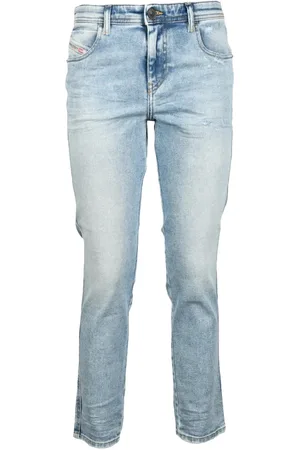 Diesel Jeansy, Kobieta, Niebieski, W31, Stylowe Jeansyy z 99% Bawełny
