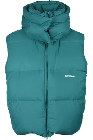 OFF-WHITE Kurtki, Mężczyzna, Zielony, M, Capospalla