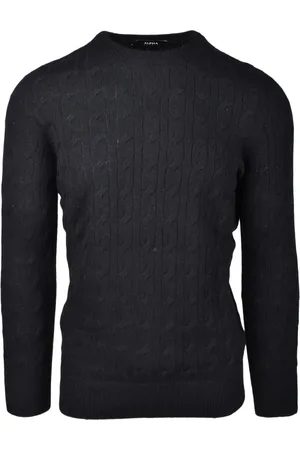 ALPHA STUDIO Swetry, Mężczyzna, Czarny, S, Nylon, Maglia