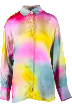 Msgm Bluzki, Kobieta, Wielobarwność, M, Koszula