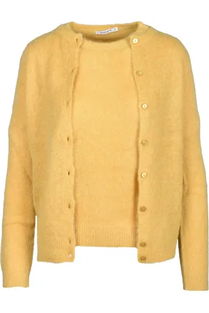 KANGRA CASHMERE Swetry, Kobieta, Żółty, M, Twin set