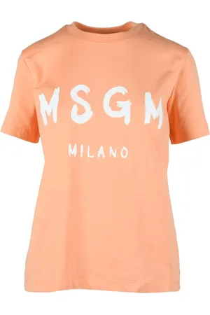 Msgm Koszulki, Kobieta, Różowy, L, Tshirt