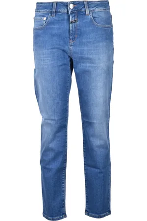 Closed Jeansy, Kobieta, Niebieski, W25, Dżinsy Slim Fit z Elastanem