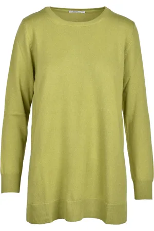 KANGRA CASHMERE Swetry, Kobieta, Zielony, S, Kaszmir, Maglia