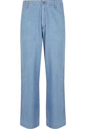Emporio Armani Spodnie, Mężczyzna, Niebieski, XL, Bawełna, Niebieskie Spodnie dla Mężczyzn Ss 25