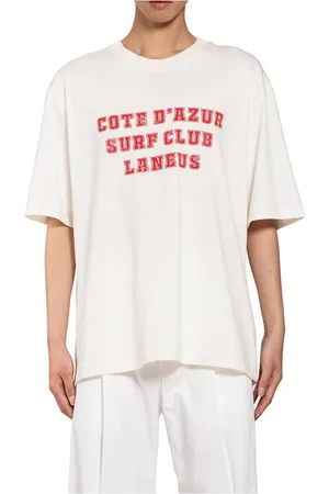 LANEUS Koszulki, Mężczyzna, Biały, S, Surf Club Jersey T-Shirt Unisex