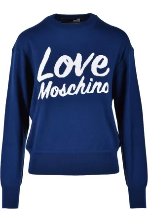 Moschino Swetry, Kobieta, Niebieski, S, Maglia