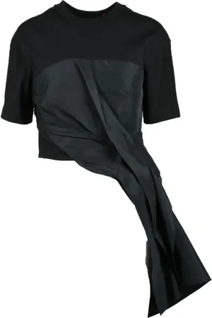 Alexander McQueen Koszulki, Kobieta, Czarny, S, Maglia
