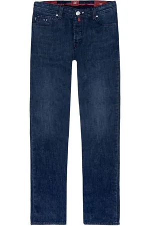 sartoria tramarossa Jeansy, Mężczyzna, Niebieski, W38, Bawełna, Niebieskie Jeansyy i Spodnie Bawełniane