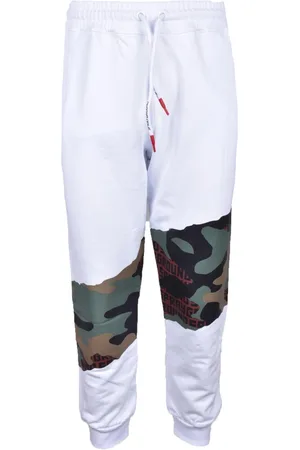 Sprayground Spodnie, Mężczyzna, Biały, L, Len, Spodnie