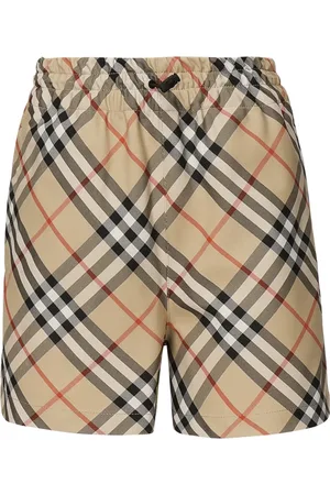 Burberry Szorty, Kobieta, Beżowy, M, Szorty z Twillu Elastyczny Pas Piasek